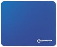 (6 Pack Value Bundle) IVR52447 Natural Rubber Mouse Pad, Blue