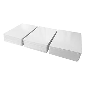 Droog wissen lege speelkaarten, pokergrootte – 2,5 “x 3,5”, 160 herbruikbare lege kaarten, flashkaarten, bordspelkaarten, studiegids en notitiekaarten (160 kaarten) (160 kaarten)