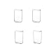 Mepal Vorratsdosen Set 4-teilig Modula 2000 ml