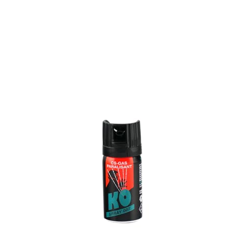 KO Security CS-Spray 40 ml – Breitstrahl Personenabwehrspray mit BKA-Zulassung – modernes Design – kompakt und diskret