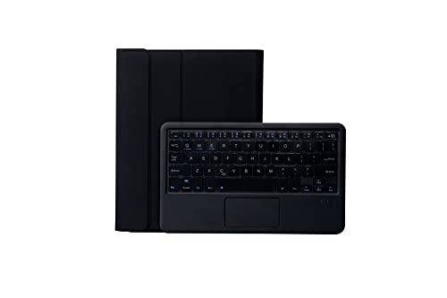 TianTa iPad Pro 11 2020/2018 Coque Clavier QWERTY, Étui avec Détachable sans Fil Bluetooth Pavé Tactile Support Fente Stylo Mince Magnétique Cuir PU Housse pour iPad Pro 11 2020/2018 11" - Noir