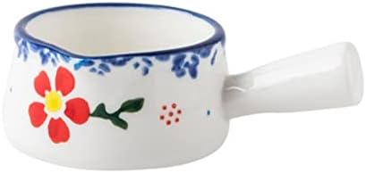 Creamer Pitcher Mini Milk Cup Creamer Jug Multifunctional Seasoning Dish Small Coffee Milk Pitcher Vinegar Sauce Cup with Handle Milk Pitcher (Color : B) (E)