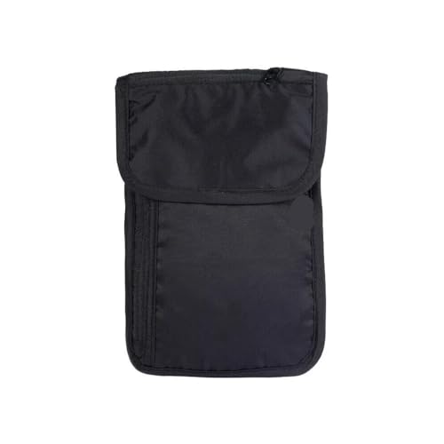 Passport Wallet Portafoglio antifurto Multifunzione Marsupio da Viaggio Nascosto Si Applica a portapassaporto Porta Carte per Uomo e Donna da ViaggioBlack