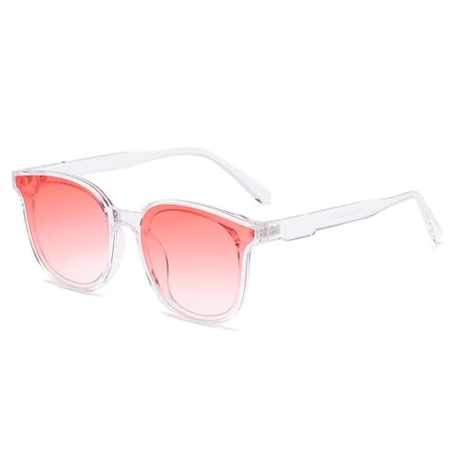 Lunettes de soleil rondes surdimensionnées vert fluo pour adultes