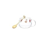 400 Ml Fleur Lait Tasse Avec Cuillère Café Petit Déjeuner Tasse Ensemble Assiette À Dessert Style Japonais Eau Tasse Et Plat Mignon Filles Cadeaux Mug Coeur Tasse Couple Marrante Tasse Saint Valentin