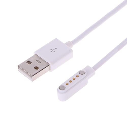 YUSHU - Cargador de reloj inteligente, compatible con KW88 KW18 GT88 G3, cables de carga magnéticos USB de 4 pines
