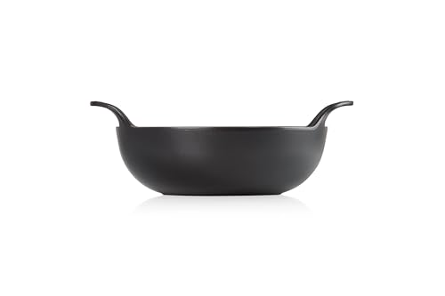 Żeliwny garnek emaliowany balti dish Le Creuset, 24 cm, 2,7 litra, czarny mat