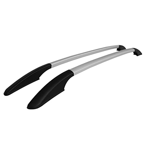 Barres de Toit pour Ford C-Max II 2010-2019 - 2 pièces - en Aluminium anodisé - Gris