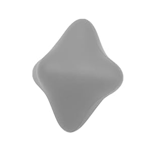 Reactiebal Zeshoekig, Reactiebal, Siliconen Reactiebal Draagbare Zeshoekige Bal Comfortabele Reaction Bounce Balls voor Coördinatie Behendigheid Snelheid Reflex Training(Paars) (Grijs)