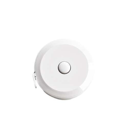 White Soft Tape Measure Retractable for Clothing Body Measurement and Fabric Sewing, Mini Retractable Double Scales Ruler 1 Pack