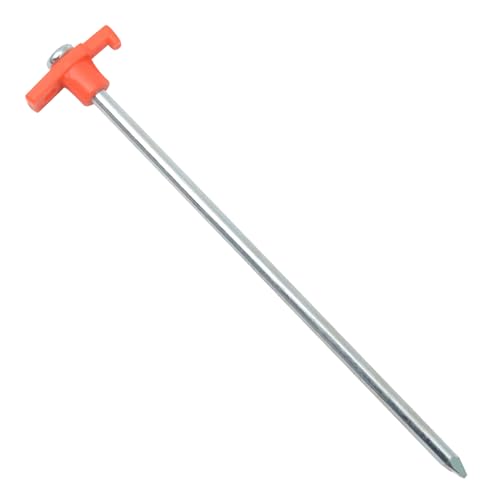 Piquets de tente de camping en métal pour fixation de bâche de jardin - 8