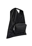 margiela fusion replica MAISON MARGIELA Borsa a mano Japanese with Pocket nera da donna. Caratterizzata da una silhouette triangolare. Tasca frontale con Numeric logo in tono colore. Manico in tessuto spalmato. Chiusura con bottone. Iconica cucitura sul retro. Una reinterpretazione dell’accessorio più emblematico di MM6, ripreso dalla collezione adulto.Misure: 31,5 cm di altezza, 44 cm di lunghezza. Luce manico: 20 cm. Stagione autunno inverno.