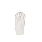 Deco 79 Ceramic Decorative Vase Faux Marble Centerpiece Vase, Flower Vase for Home Decoration 6" x 7" x 14", White - Image 2