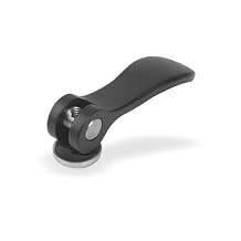 Kipp 04232-1011A1 Cam Levers with 10-32" Internal Thread, Inch, Steel Surface Finish, Size 1