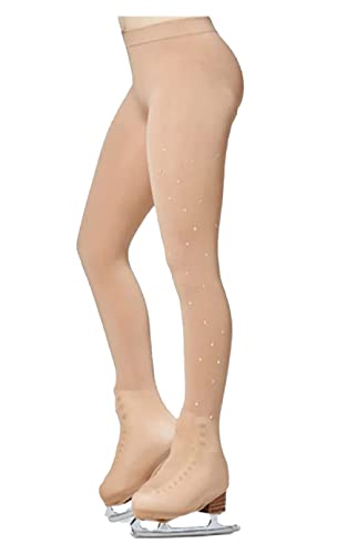 PARADICE WORLD BY SKATER FOR SKATERS Collant Couvre-Patin pour Le Patinage Artistique. Design Small Stars. Strass de qualité AAA+(5/8)