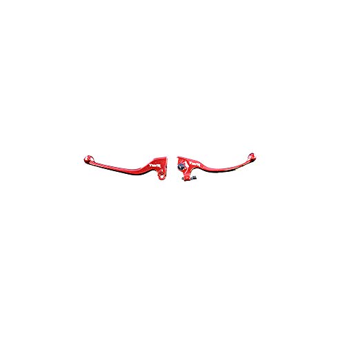 TUN'R Levier Moto Compatible avec rieju MRT -13/sherco 06-10/senda Evo 08-11 (ajp) Rouge (pr)
