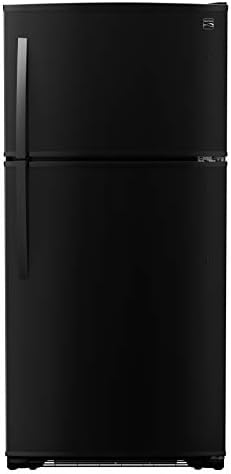 Kenmore 30" Top-Freezer Refrigerator with Ice Maker and 18 Cubic Ft. Total Capacity, Black