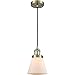 Innovations 201C-AB-G61 1 Light Mini Pendant, Antique Brass