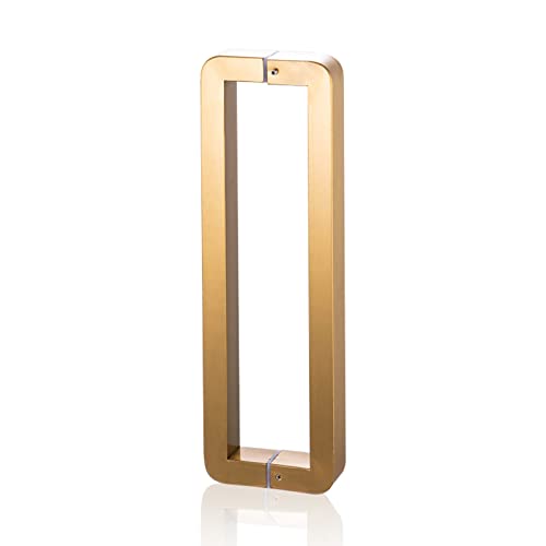 Poignée porte verre coulissante acier inoxydable carrée style minimaliste chic