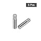 sourcing map 5 Stück M4 x 16mm geschlitzter zylindrischer Stift aus 304 Edelstahl, Außengewinde, zur Positionierung von Möbeln und Schränken