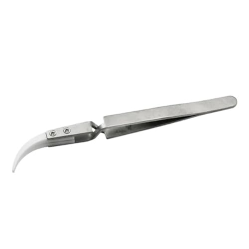 Pincettes À Souder Électroniques À Pointe Droite En Céramique, Pincettes En Céramique À Mandrin De Précision À Acide Inversé