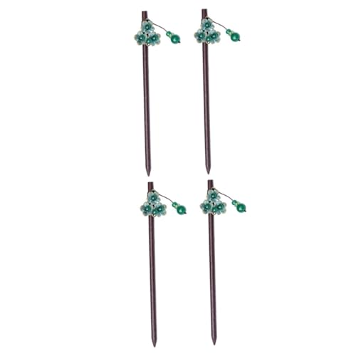 Épingle à cheveux anti-glisse style vintage chinois pour fixer un chignon facilement
