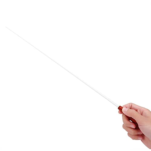 Professional Music Conducting Baton with Rosewood Handle, 16" Concert Baton for Symphony Orchestra & Choir Directors (Natural Wood)