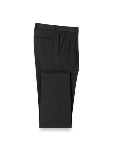 Image of Paul Fredrick Men's Comfort Stretch Travel Pleated Pants