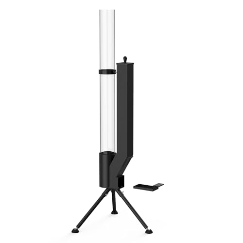 Onlyfire Glass Flue Patio Heater, Pellet Torch for Garden and Patio, Outdoor Fire Pit