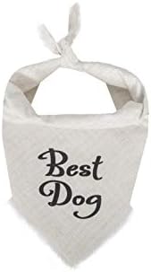 Willowear Dog Bandanas Best Dog Black XLarge