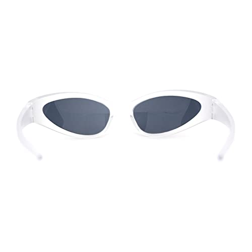 Super Unique Trendy 90s Sport Style Wrap Around Plastic Sunglasses4