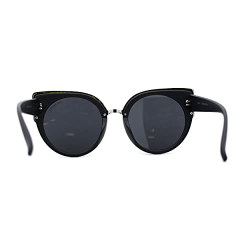 SA106 Womens Polarized Lens Mod Goth Cat Eye Fashion Retro Sunglasses4