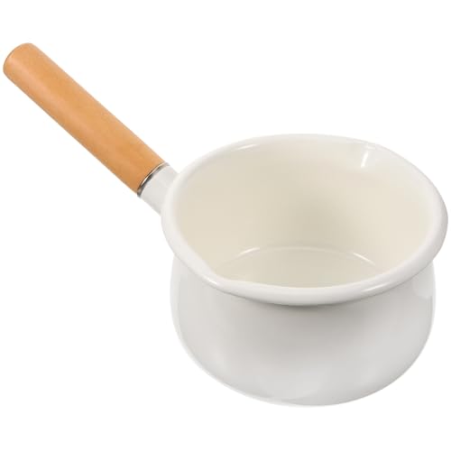 Cuisson uniforme sur plaque assurée avec cette casserole émail de 1000ml