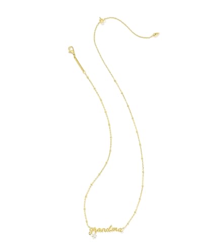 Kendra Scott, Womens, Grandma Crystal Short Pendant Necklace, Gold, One Size2