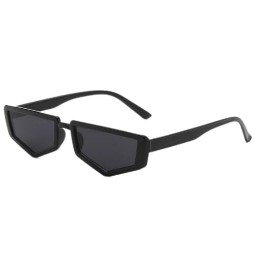 Lunettes de soleil unisexes punk et rétro | Lunettes polygonales vintage homme et femme