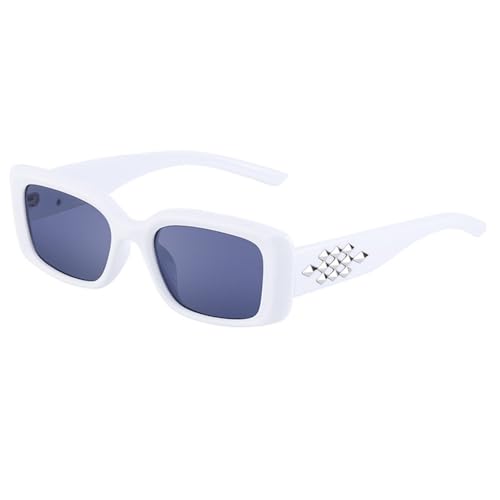 Lunettes de luxe UV400 MUTYNE avec monture élégante à rivets pour femme