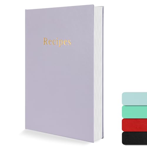 Recipe Book To Write in Your Own Recipes With 62 Blank Pages (purple)