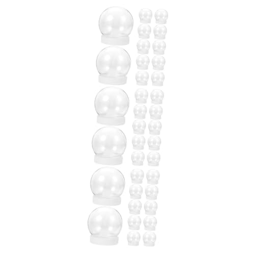 Globos de plástico transparente OKUMEYR con 36 piezas para tu decoración creativa 2