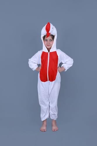 Image of BookMyCostume Chicken Hen Bird Kids Fancy Dress Costume 7-8 years