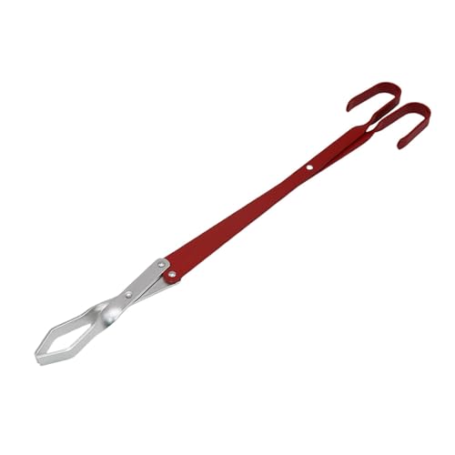 Agarrador de leña para fogatas al aire libre, pinzas para carbón para barbacoa | Pinzas para Barbacoa Agarrador de Carbón para Barbacoa de Aluminio Portát - Pinzas para asar barbacoas de fuego para