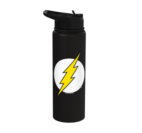 Image of The Flash Logo Stainless Steel Insulated Water Bottle