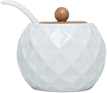 スパイスボトル調味料ジャー、セラミックツーピースセット、レストランカウンタートップツーピース調味料ボックス