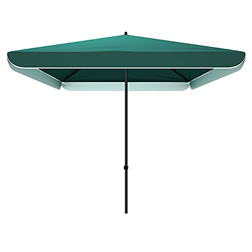 Parasol balcon rectangulaire CLSDRZC vert 2,2x1,8M solution gain de place sans base