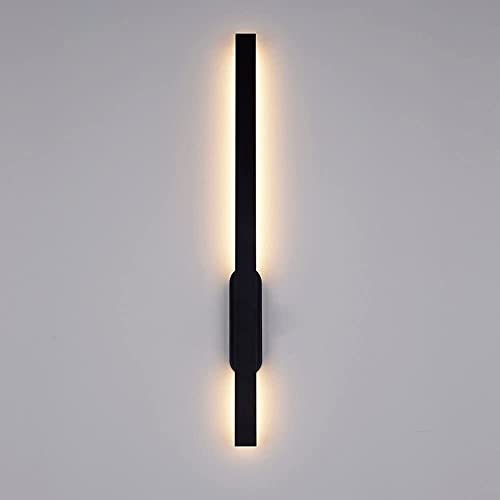 Luz LED cálida dorada WQHPLMD con diseño nórdico lineal para crear salones acogedores
