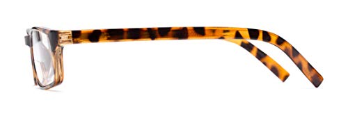 Readers.com Reading Glasses: The Vancouver Bifocal, Acetate rectangle Style for Men and Women