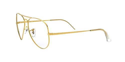 Image of Ray-Ban Unisex Rx6489 Aviator Aviator Prescription Eyeglass Frames