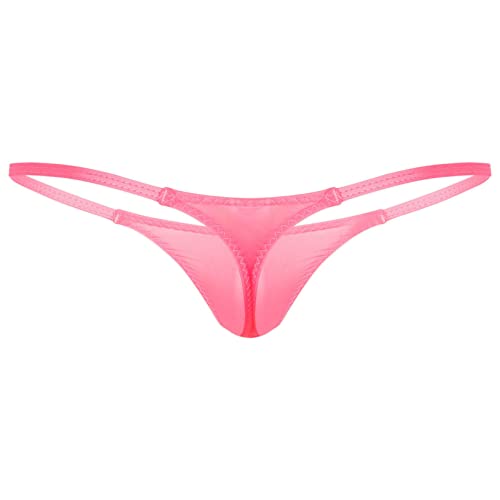 Men's Mesh Sheer Micro Thong T-Back Tangas G-String Jockstrap Bikini Briefs Underwea2