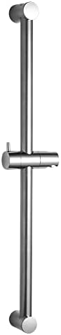 OFFO Shower Slide Bar 24 Inches Adjustable Installation Distance 18-24 Inches with 360° Adjustable Handheld Shower Head Holder for Bathroom, Screw Wall Mounted, Chrome Finish