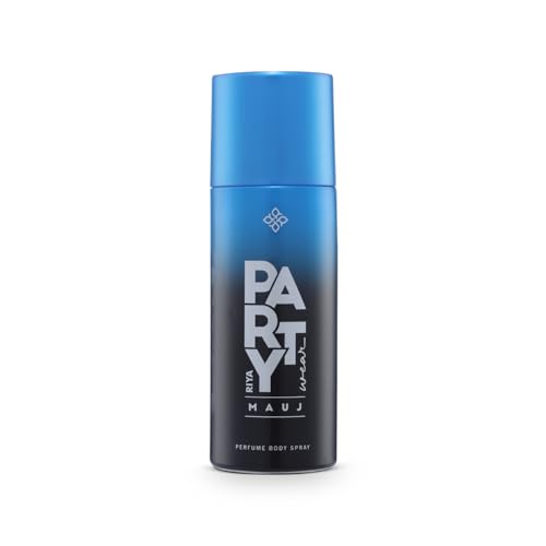 Image of RIYA Mauj Long Lasting Perfume Body Spray for Men | Fresh Energy Scent | Aromatic Woody Fragrance | Up to 8 Hours Protection | Skin & Fabric Safe | 150 ml