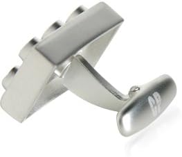 Mancuernillas Silver Building Block para hombre miniatura 4